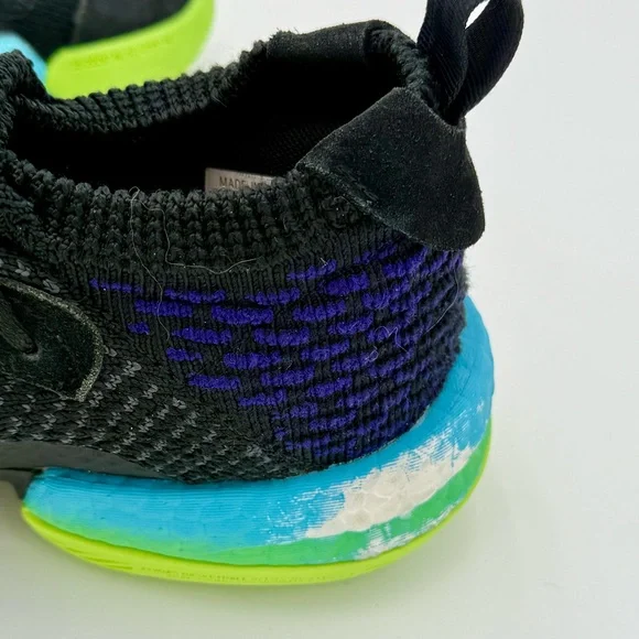 Adidas Trae Young 2 Trae-Tlien‎ Boys Size 6 Core Black H06473 Team Solar Green - Picture 13 of 15